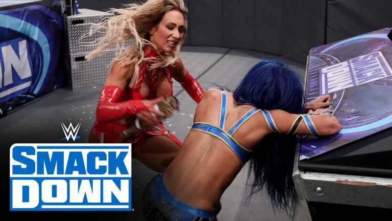 La WWE confirme Carmella Vs. Sasha Banks, championne ...