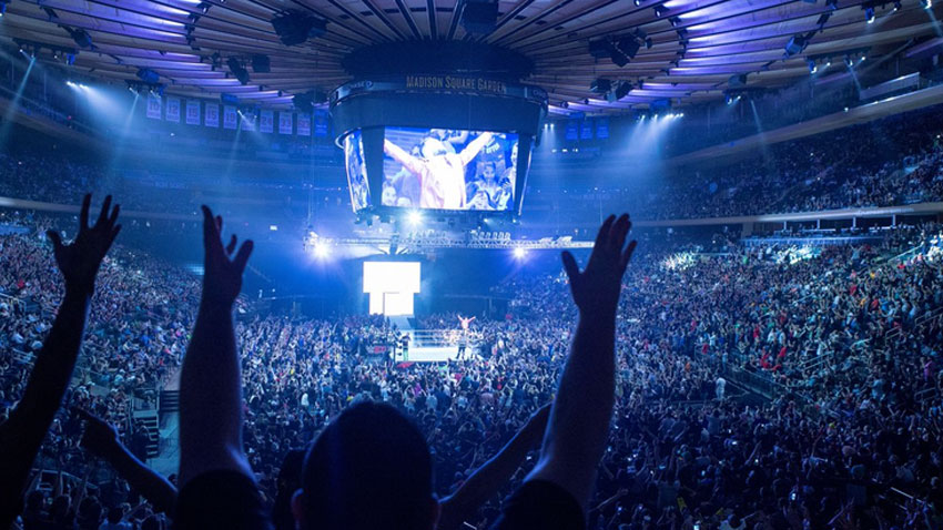 La WWE serait de  retour au Madison  Square  Garden  plus tard 